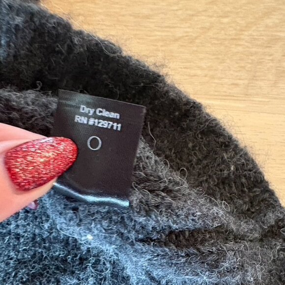 ** Jenni Kayne Women's Oversized Crewneck Alpaca Wool Sweater Size XS Gray - Picture 10 of 10